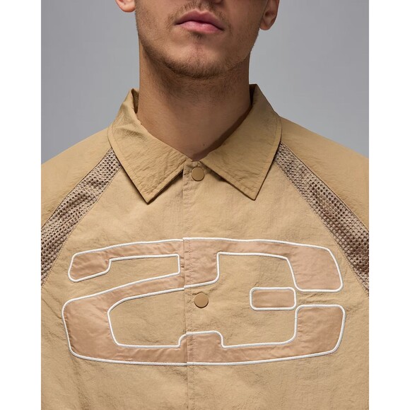 Nike Jordan Essential Men's Coach Jacket Desert Camo HF9331-257🔥LARGE JUMPMAN23 - Picture 1 of 7